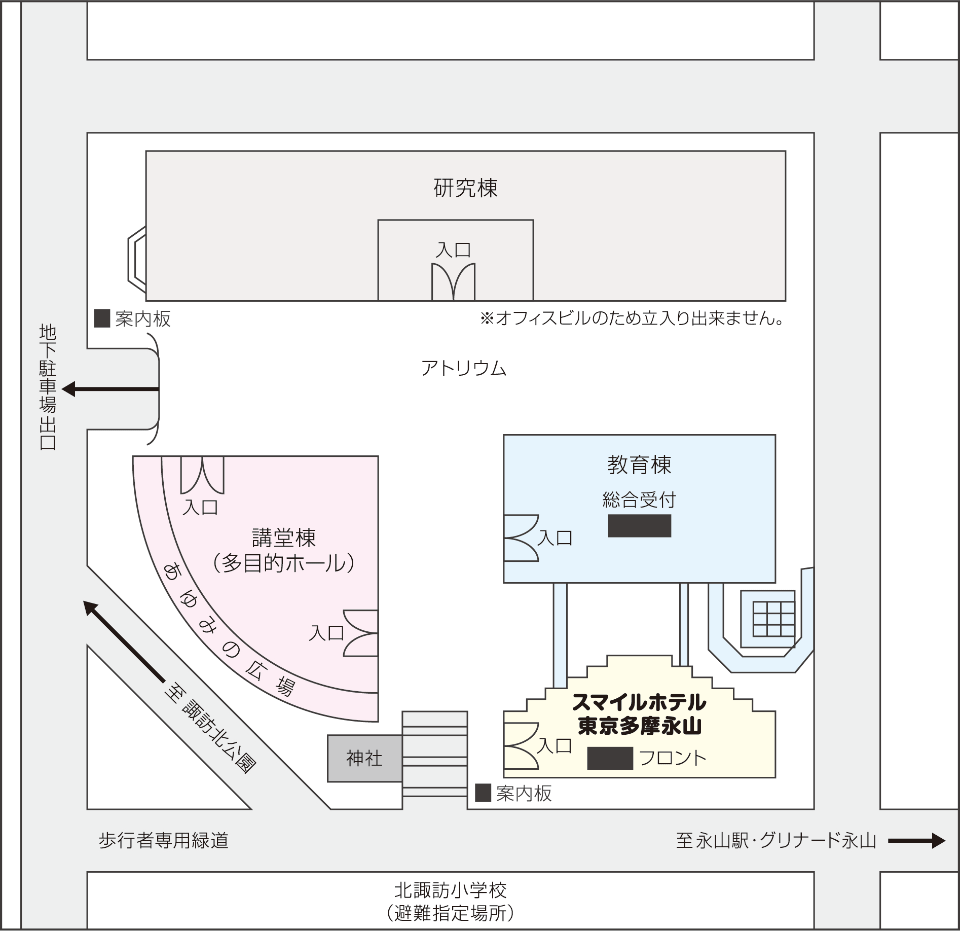 多摩永山情報教育センター施設案内図